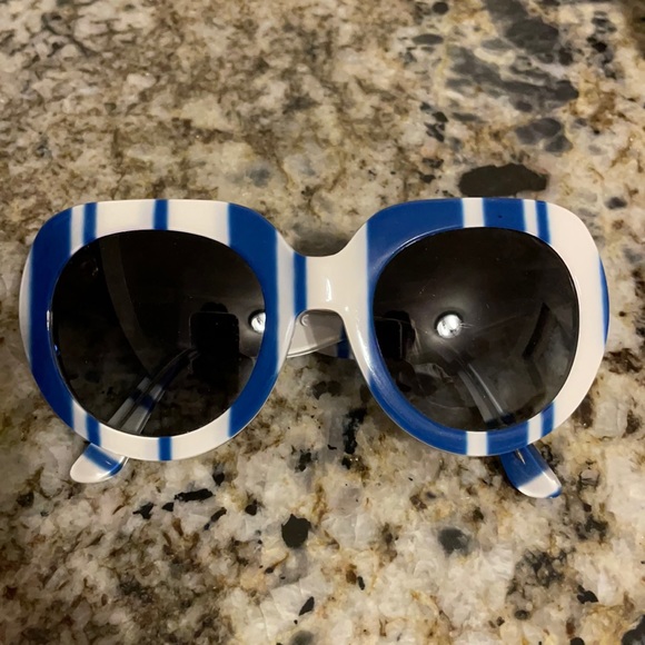 Dolce & Gabana Blue and White Sunglasses - Picture 1 of 4